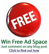 Win free advertising space for a week by just commenting on a blog post.