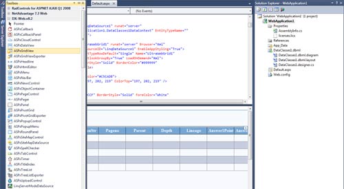 Visual Studio 2010 IDE Visual Studio 2010 IDE
