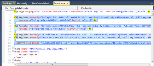 Visual Studio 2010 Code Window